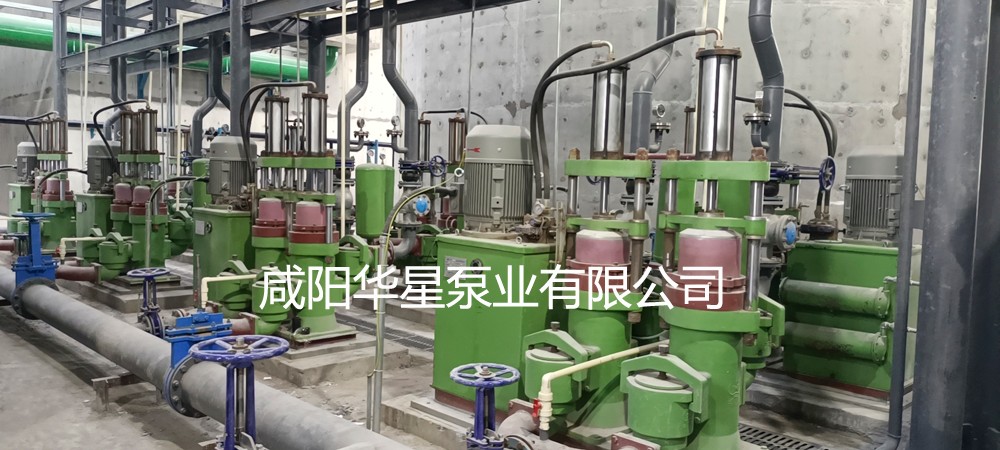 洗煤污水處理咸陽柱塞泵使用現場