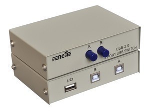 豐杰FJ-1A2B-C雙口USB2.0高速打印機共享器 高效辦公的明智之選